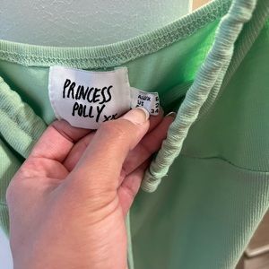 Green princess Polly dress